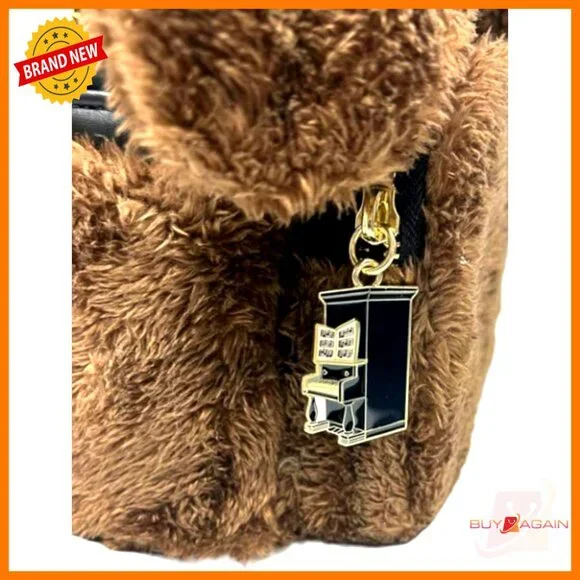 Faux Fur Mini Backpack Purse Adjustable Straps Disney Cosplay Bag - Picture 6 of 6